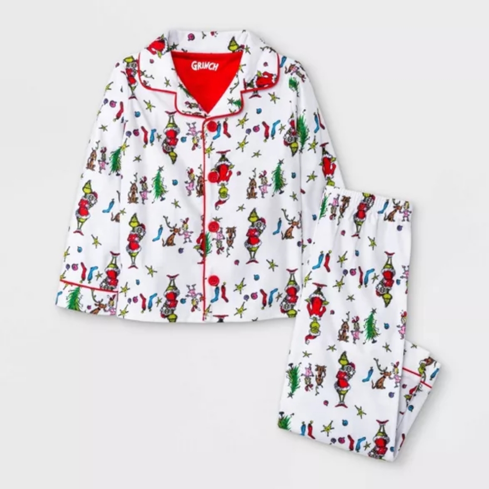 2T Licensed Grinch PJs